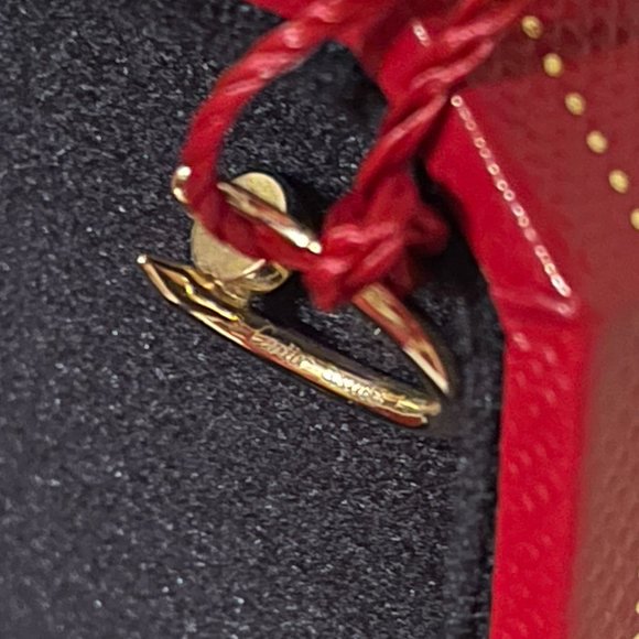 CARTIER Juste Un Clou 18k YG Single Unisex Earring - Picture 8 of 8